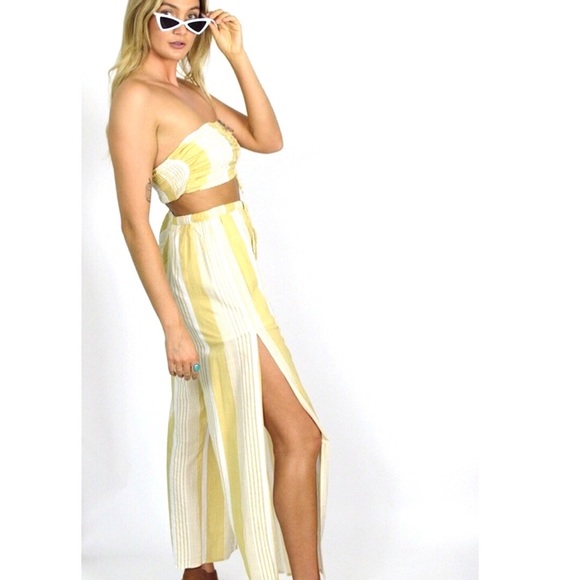 ✨Set: Bandeau & Wide Leg Pant - Picture 2 of 5